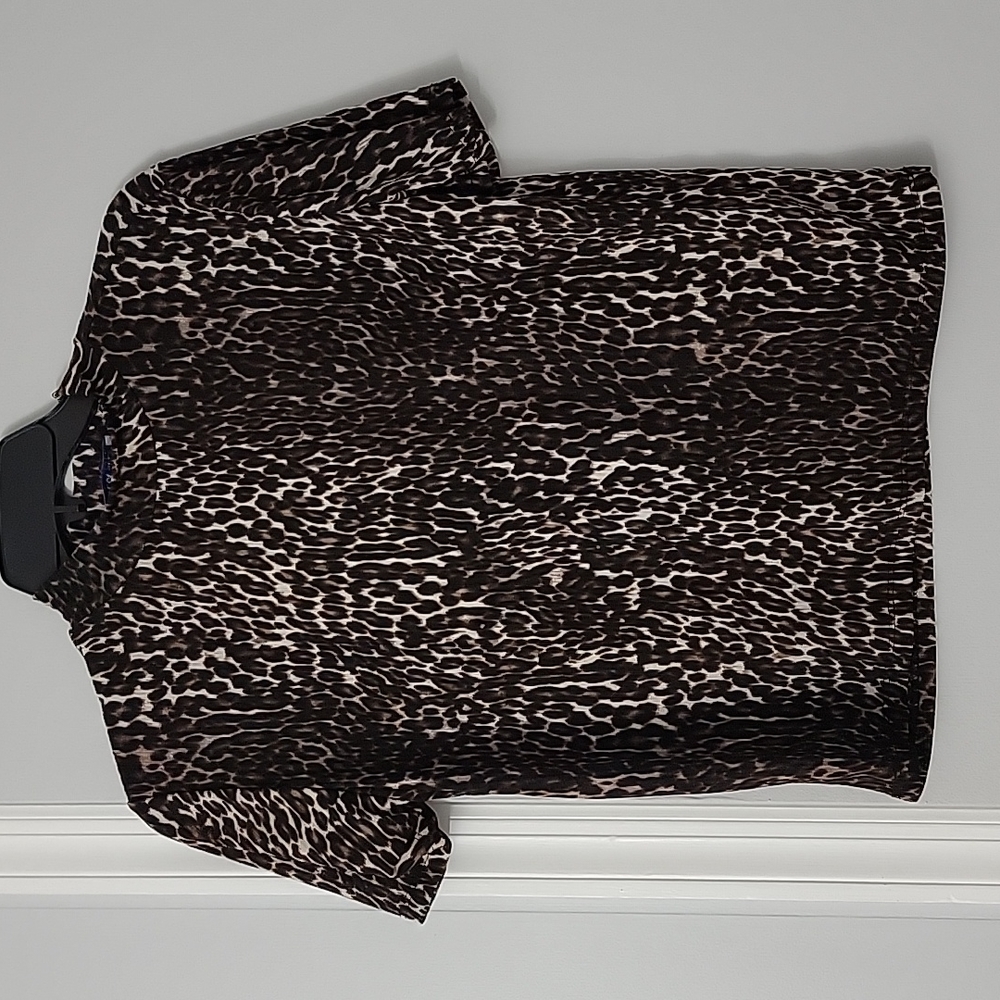 Leopard zara top